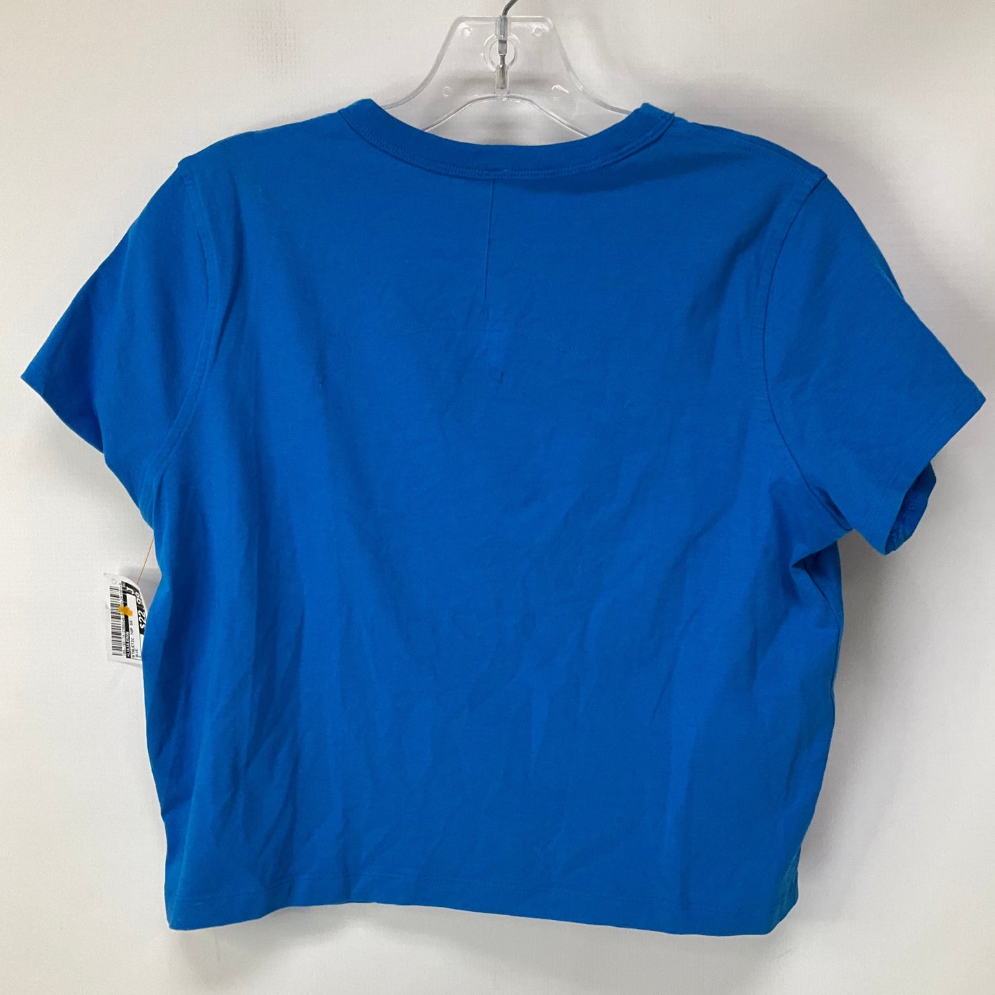 Athletic Top Short Sleeve By Lululemon In Blue, Size: 2