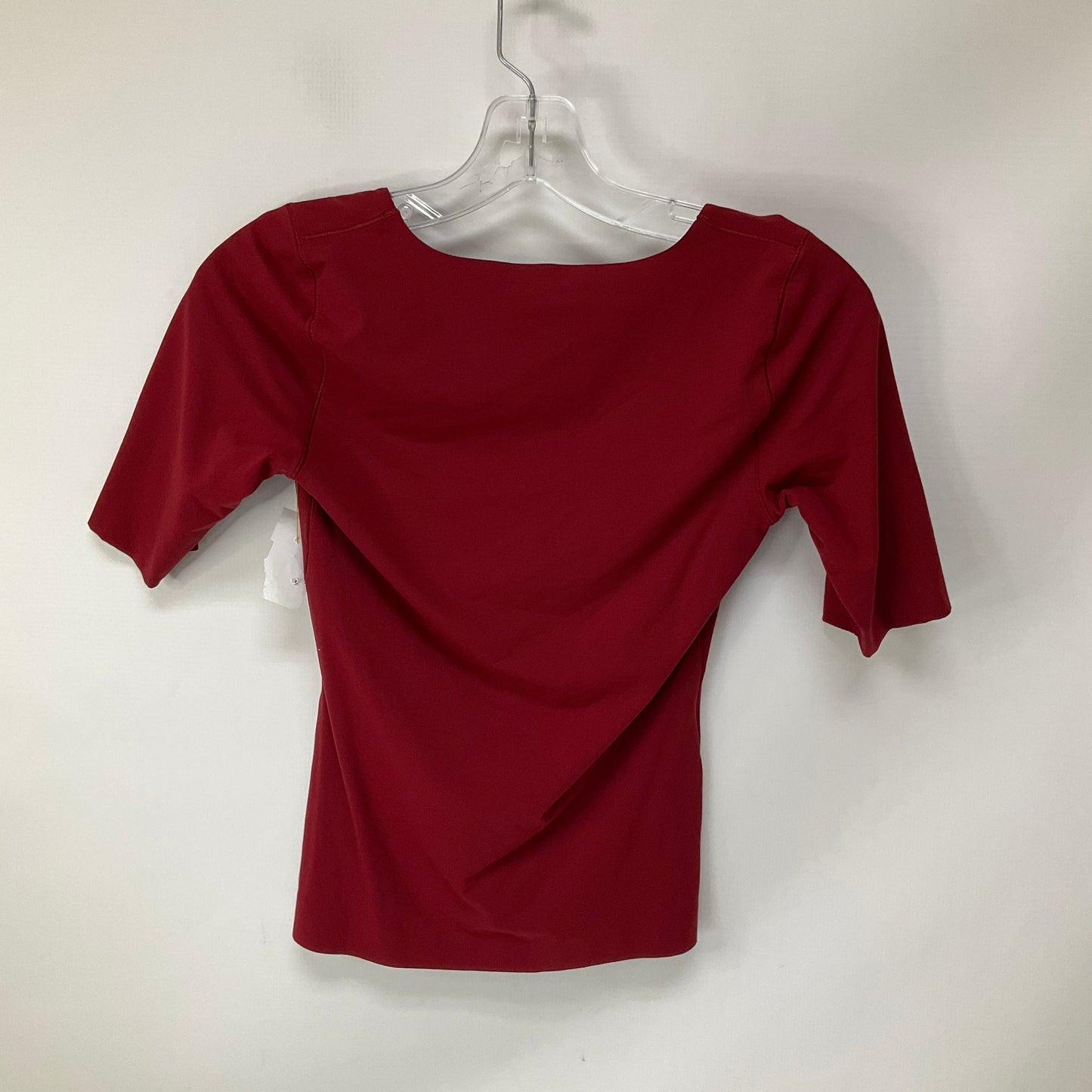 Top 3/4 Sleeve By Spanx In Red, Size: Xs