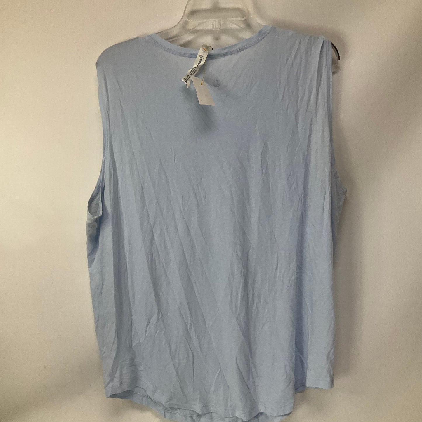 Athletic Top Short Sleeve By Lululemon In Blue, Size: 12