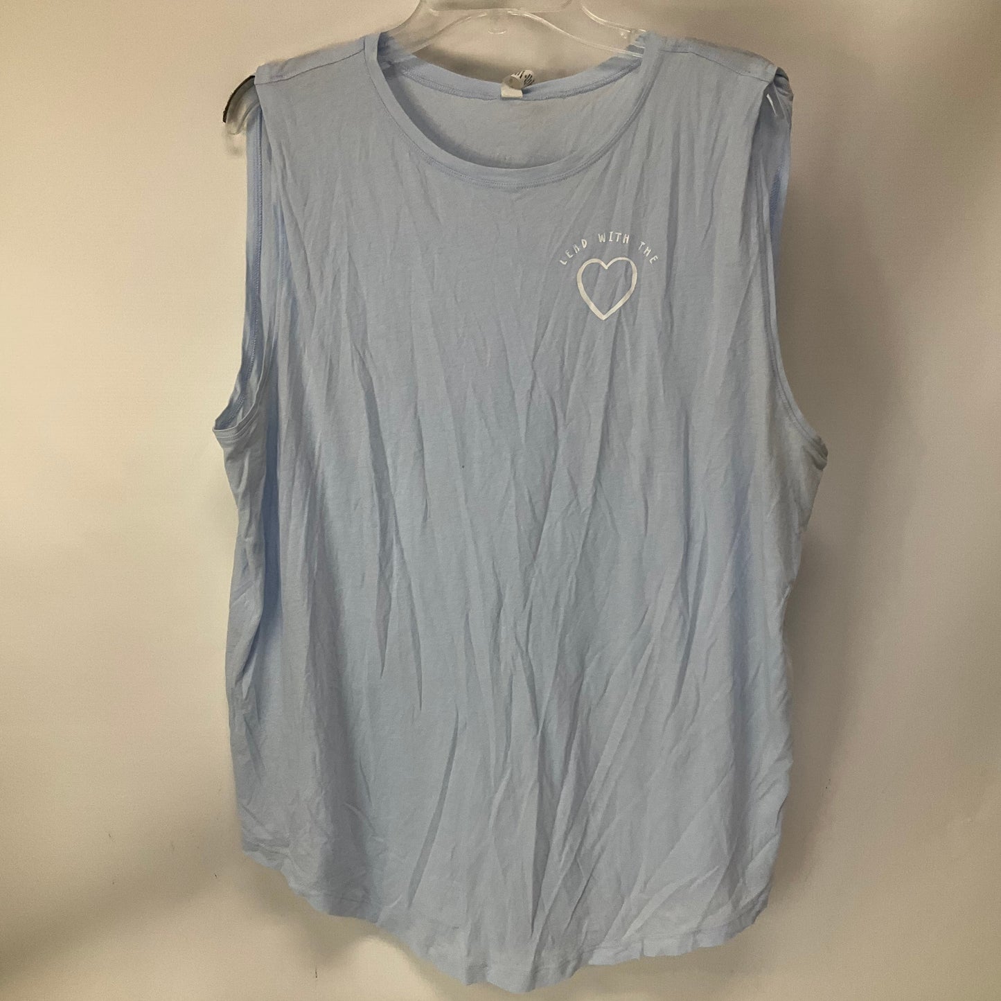 Athletic Top Short Sleeve By Lululemon In Blue, Size: 12