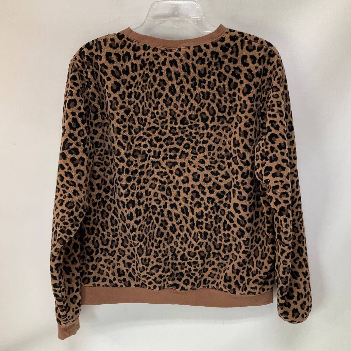 Athletic Sweatshirt Crewneck By Nike Apparel In Animal Print, Size: M