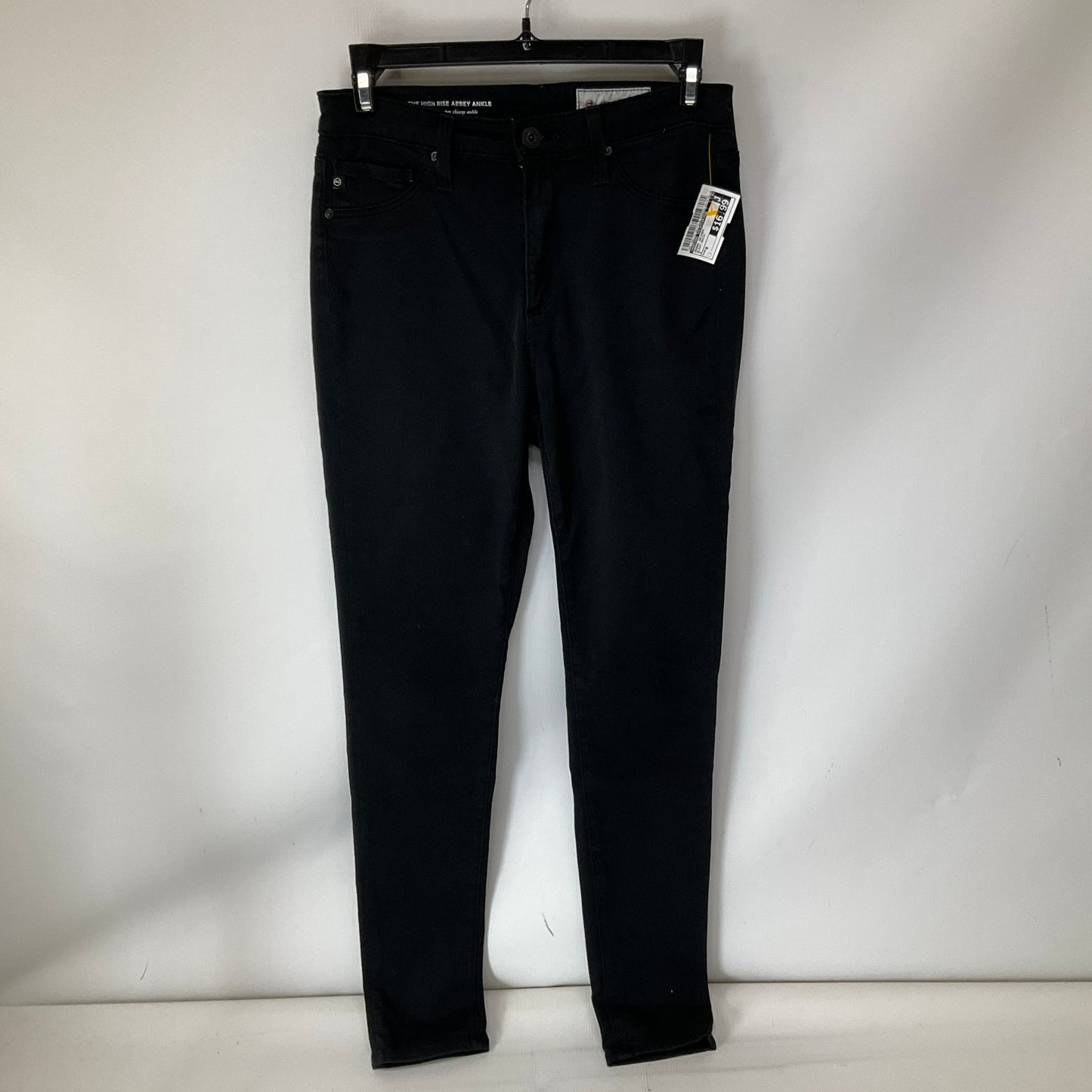 Jeans Skinny By Adriano Goldschmied In Black Denim, Size: 0