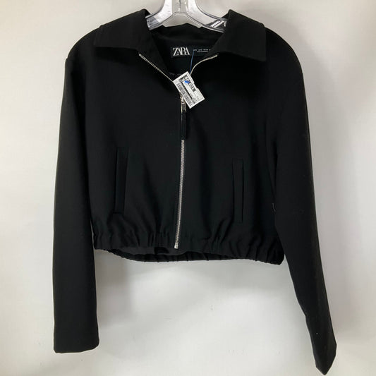 Jacket Moto By Zara In Black, Size: S