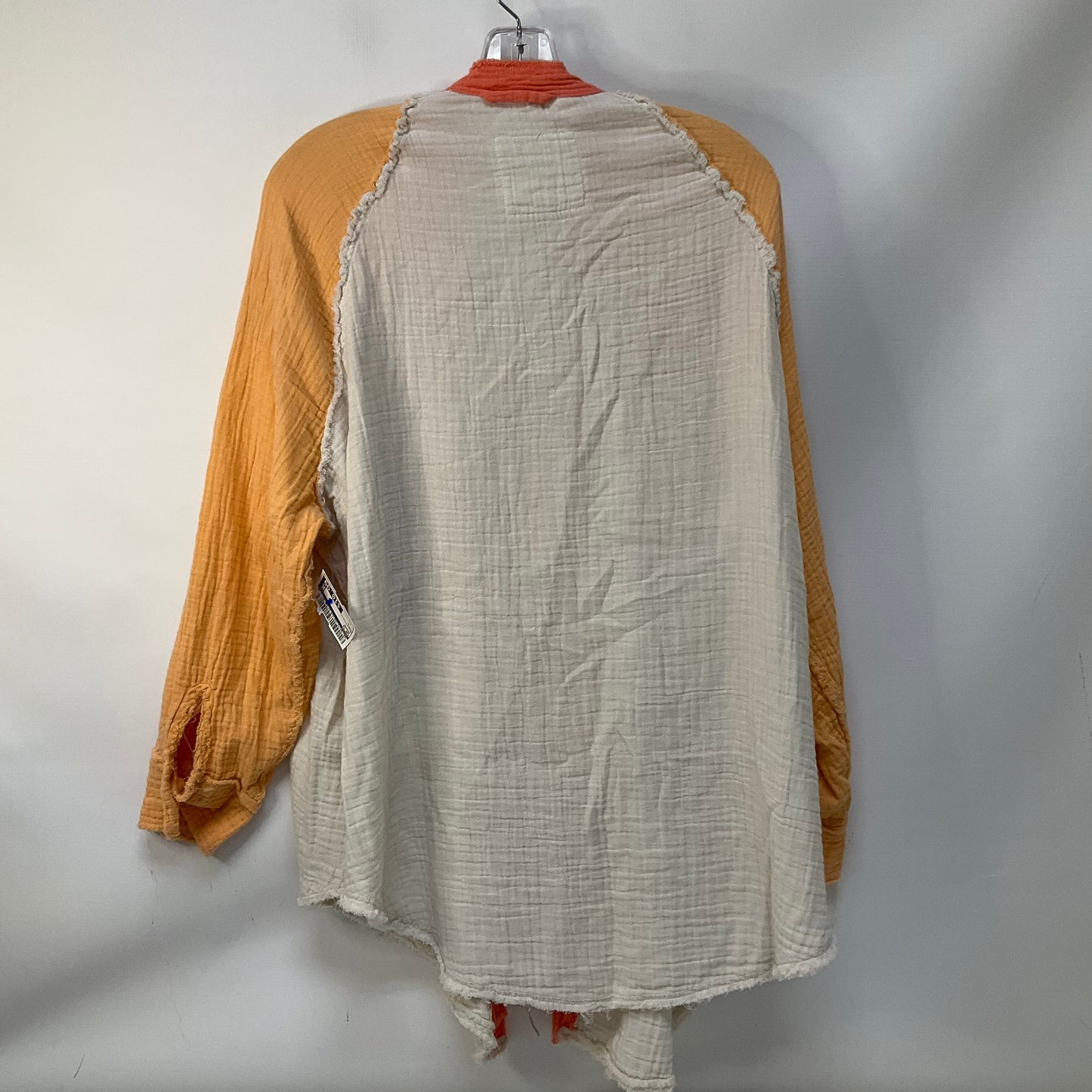 Top Long Sleeve By Aerie In Orange, Size: L