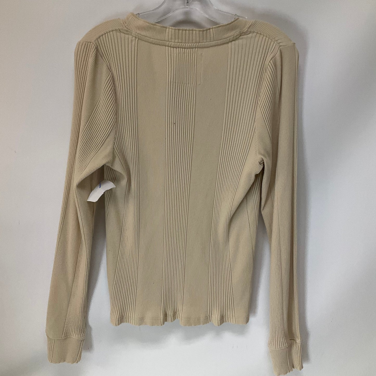 Top Long Sleeve By Aerie In Cream, Size: Xl