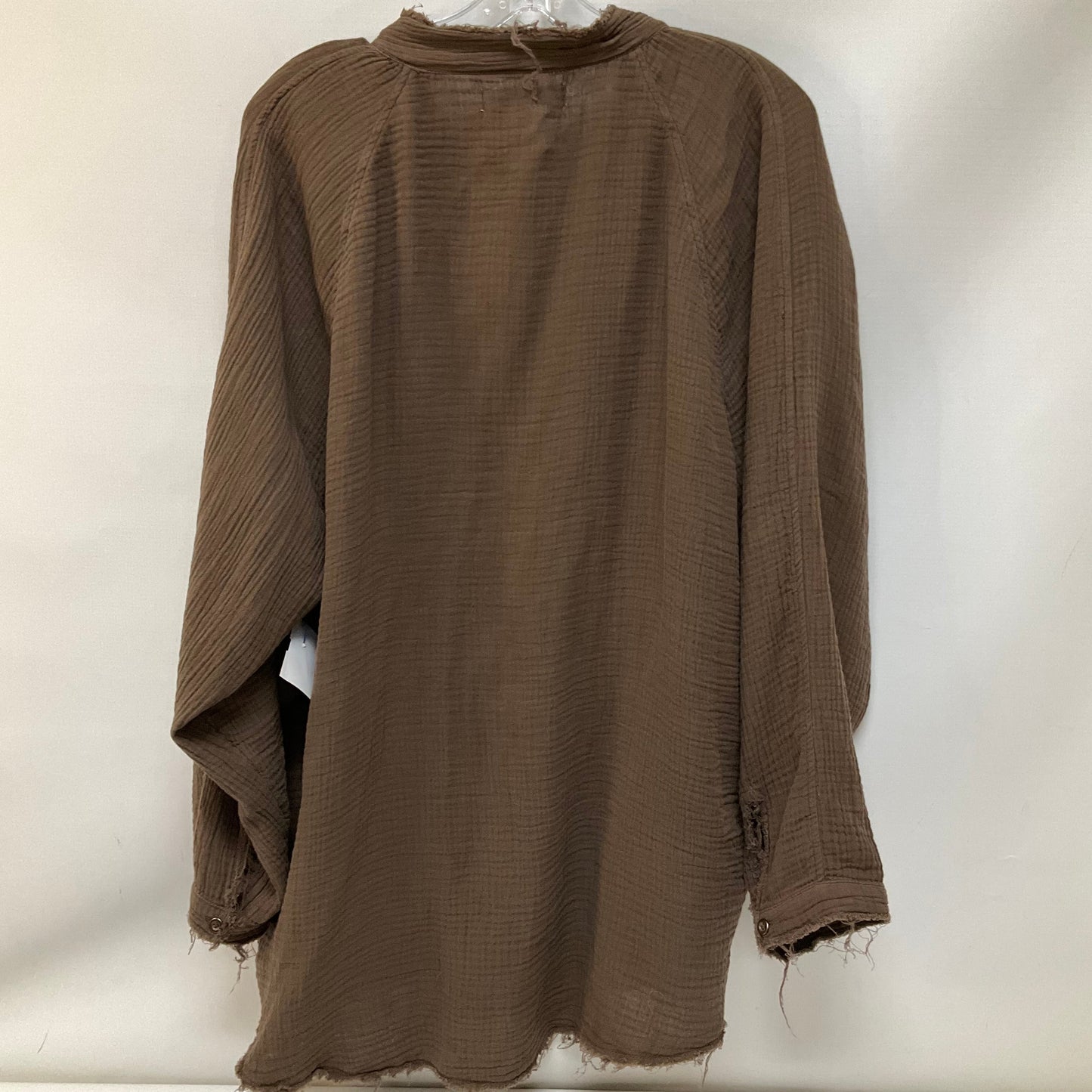 Top Long Sleeve By We The Free In Brown, Size: S