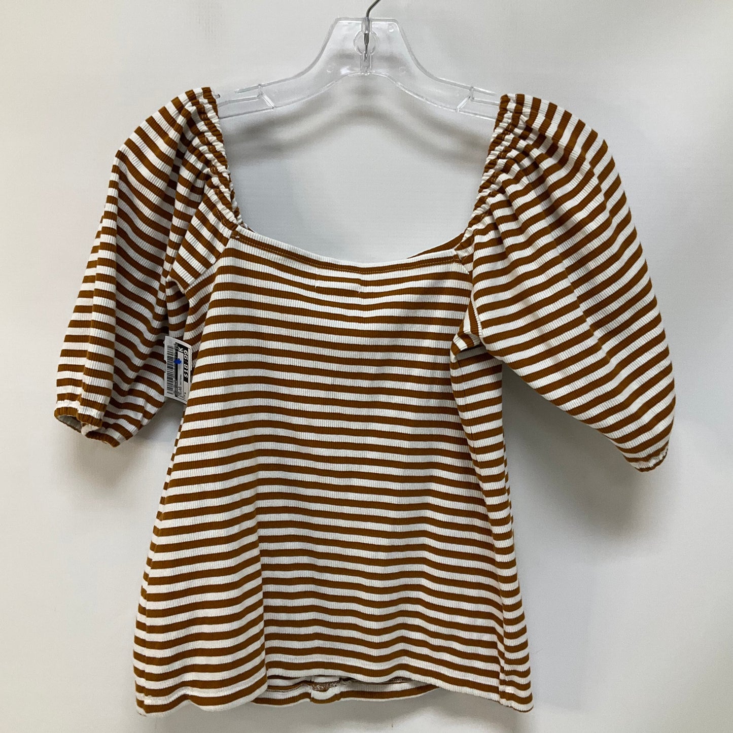 Top Long Sleeve By Porridge In Striped Pattern, Size: S