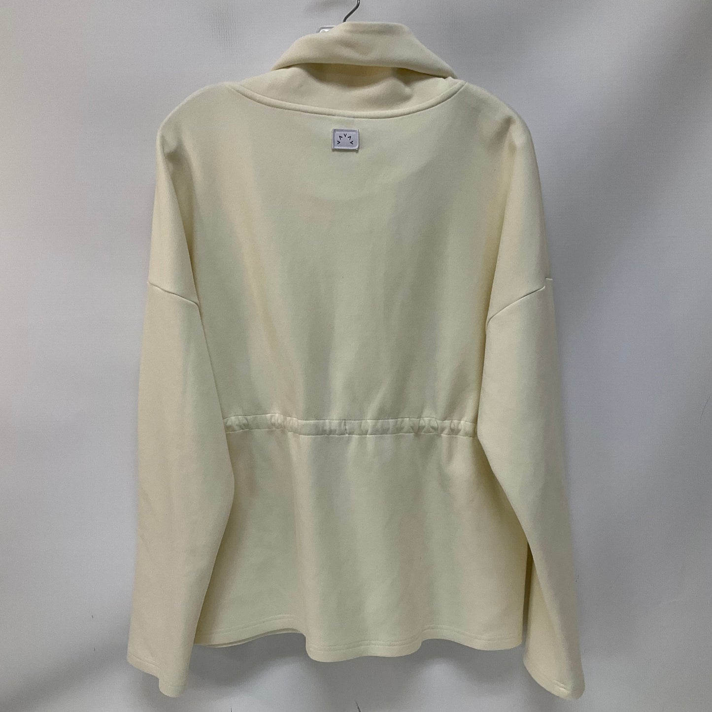 Athletic Sweatshirt Collar By Varley In Cream, Size: S