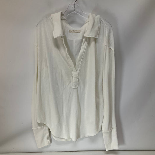 Top Long Sleeve By We The Free In White, Size: L