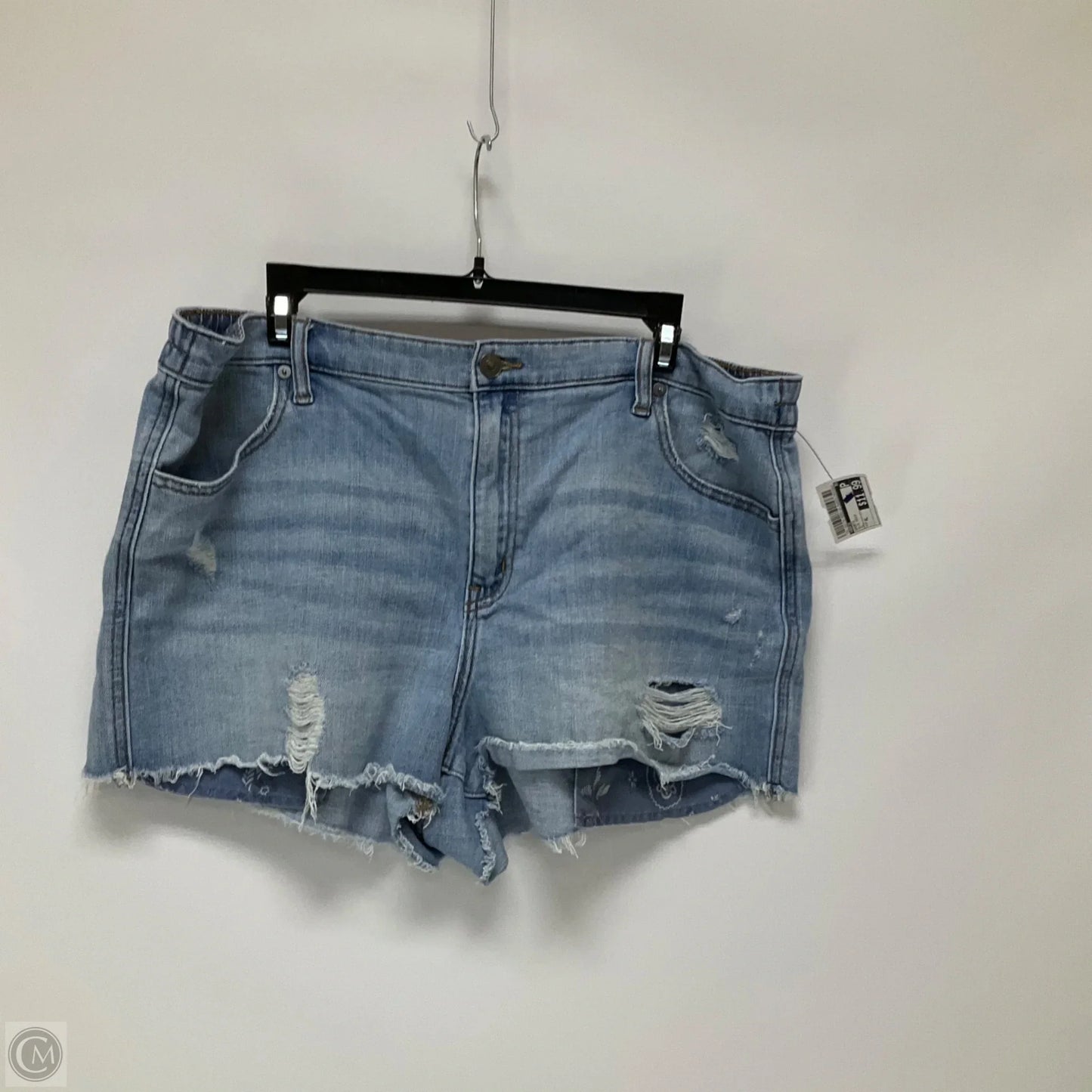 Shorts By Aerie In Blue Denim, Size: Xl