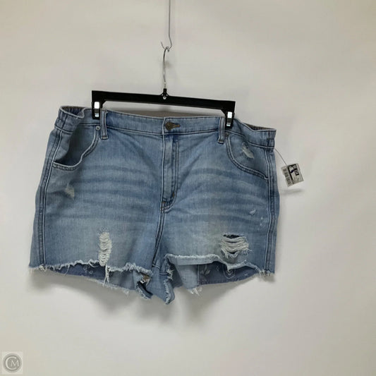 Shorts By Aerie In Blue Denim, Size: Xl