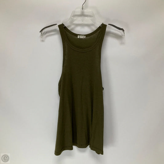 Top Sleeveless By Free People In Green, Size: M