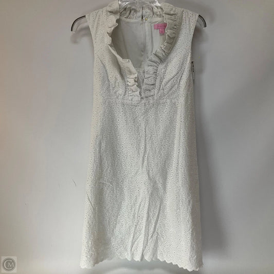 Dress Designer By Lilly Pulitzer In White, Size: 4