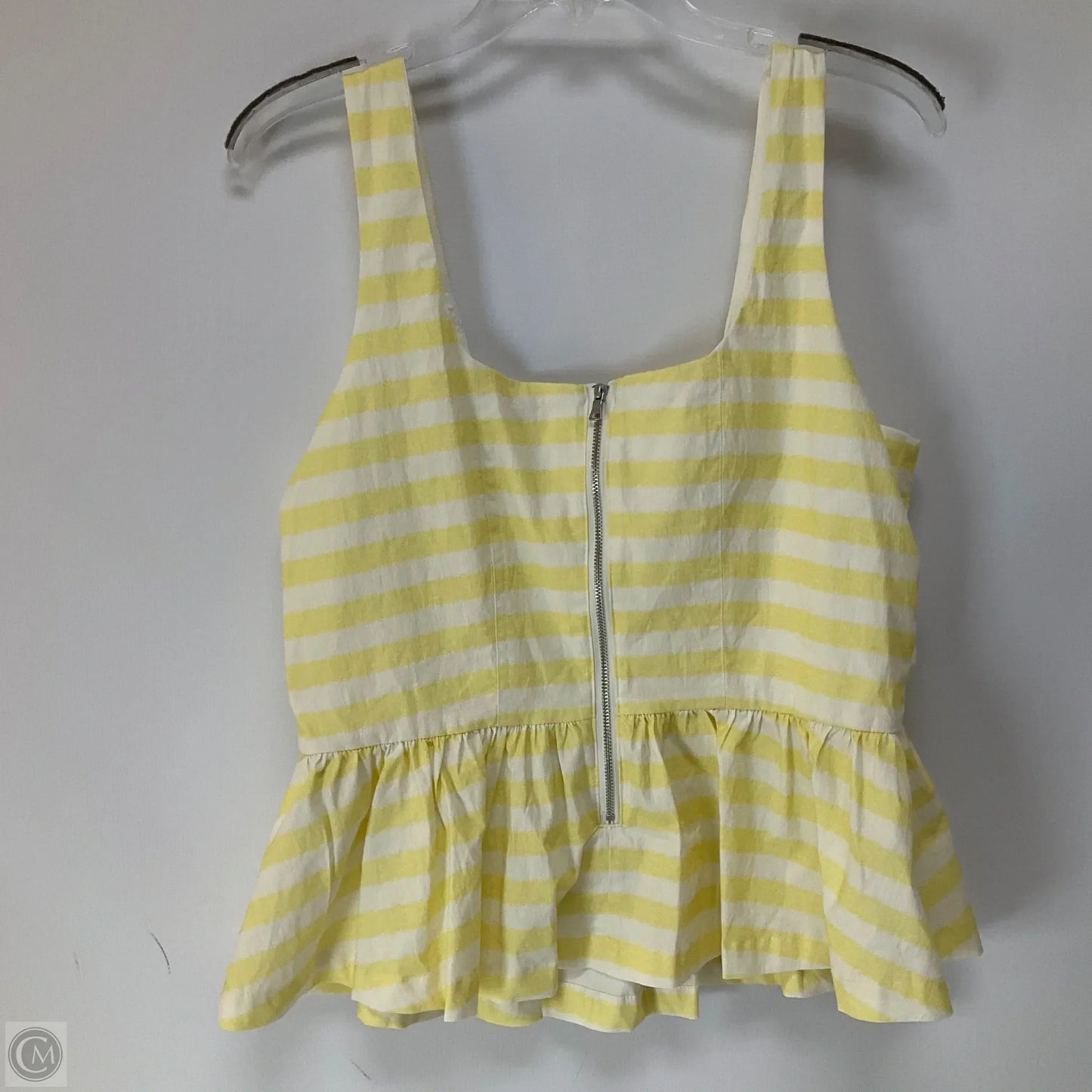 Top Sleeveless By Avec Les Filles In Yellow, Size: L