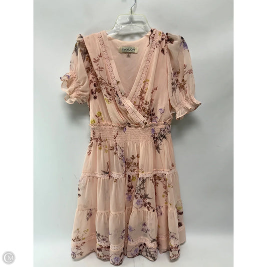 Dress Casual Short By Taylor In Pink, Size: 8