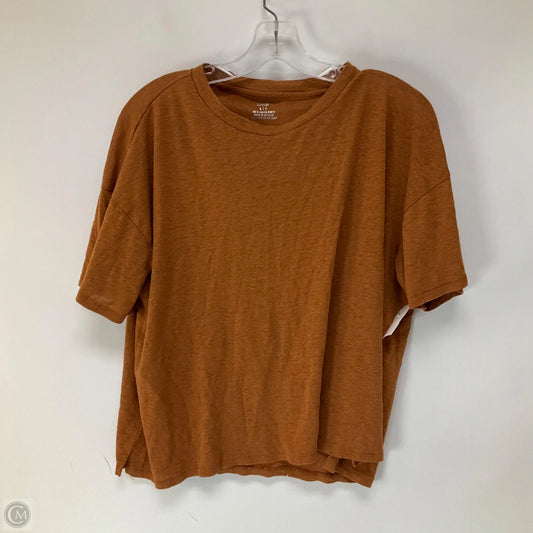 Top Short Sleeve By Aerie In Orange, Size: S