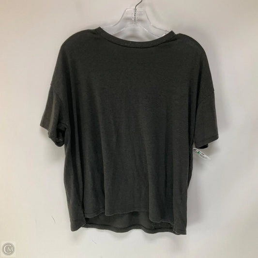 Top Short Sleeve By Aerie In Grey, Size: Xs