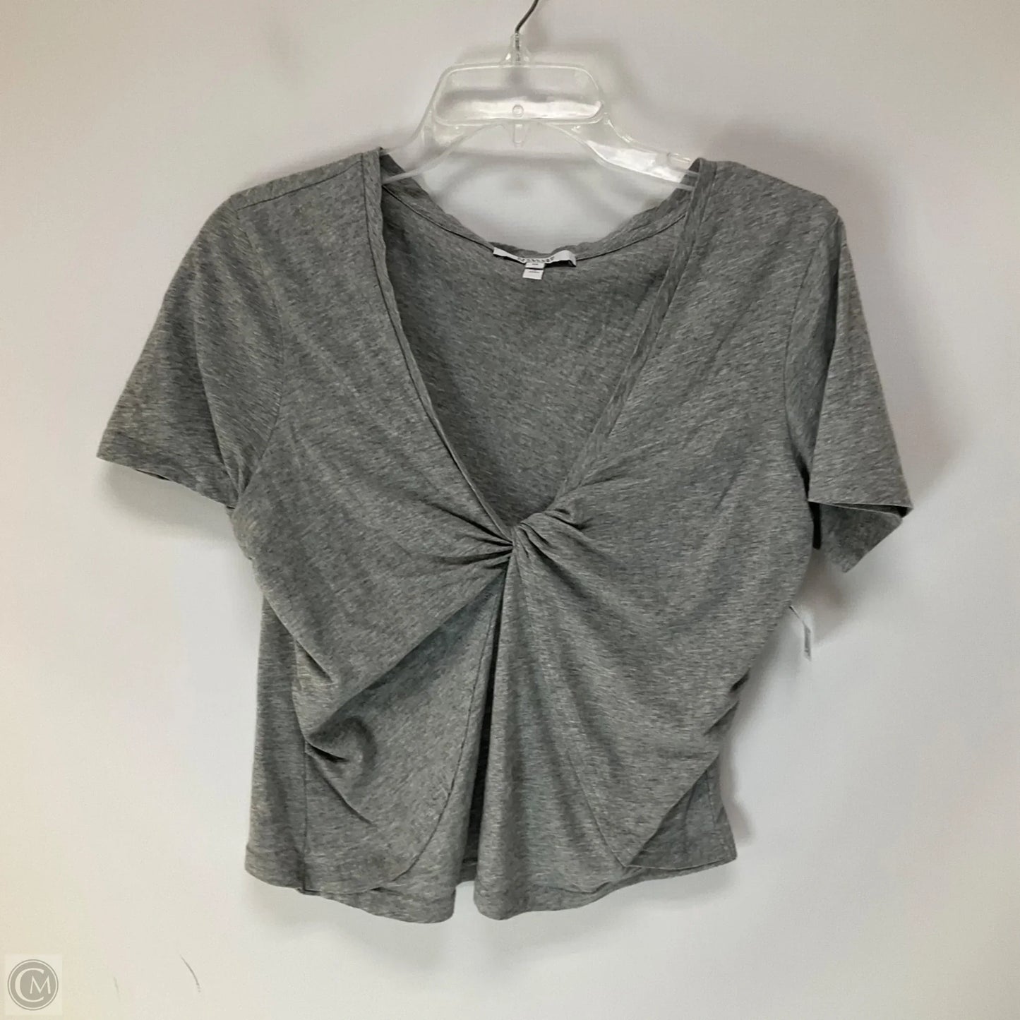 Top Short Sleeve Designer By Derek Lam In Grey, Size: S