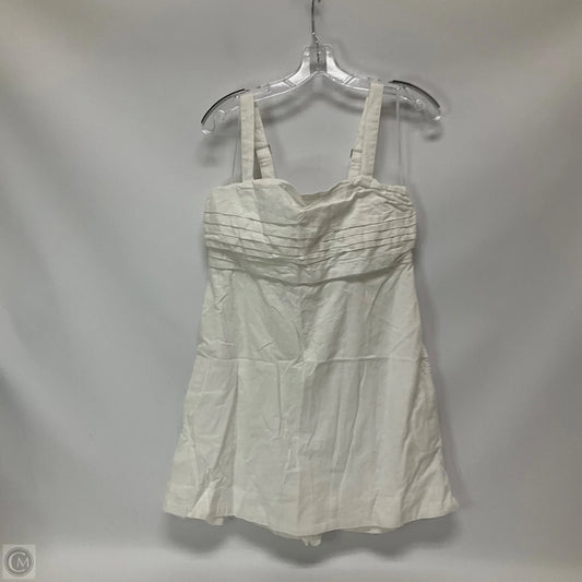 Dress Casual Short By Abercrombie And Fitch In White, Size: L