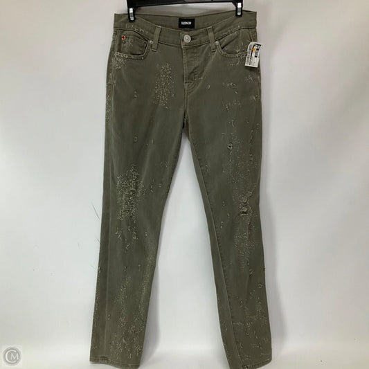 Jeans Skinny By Hudson In Green Denim, Size: 0