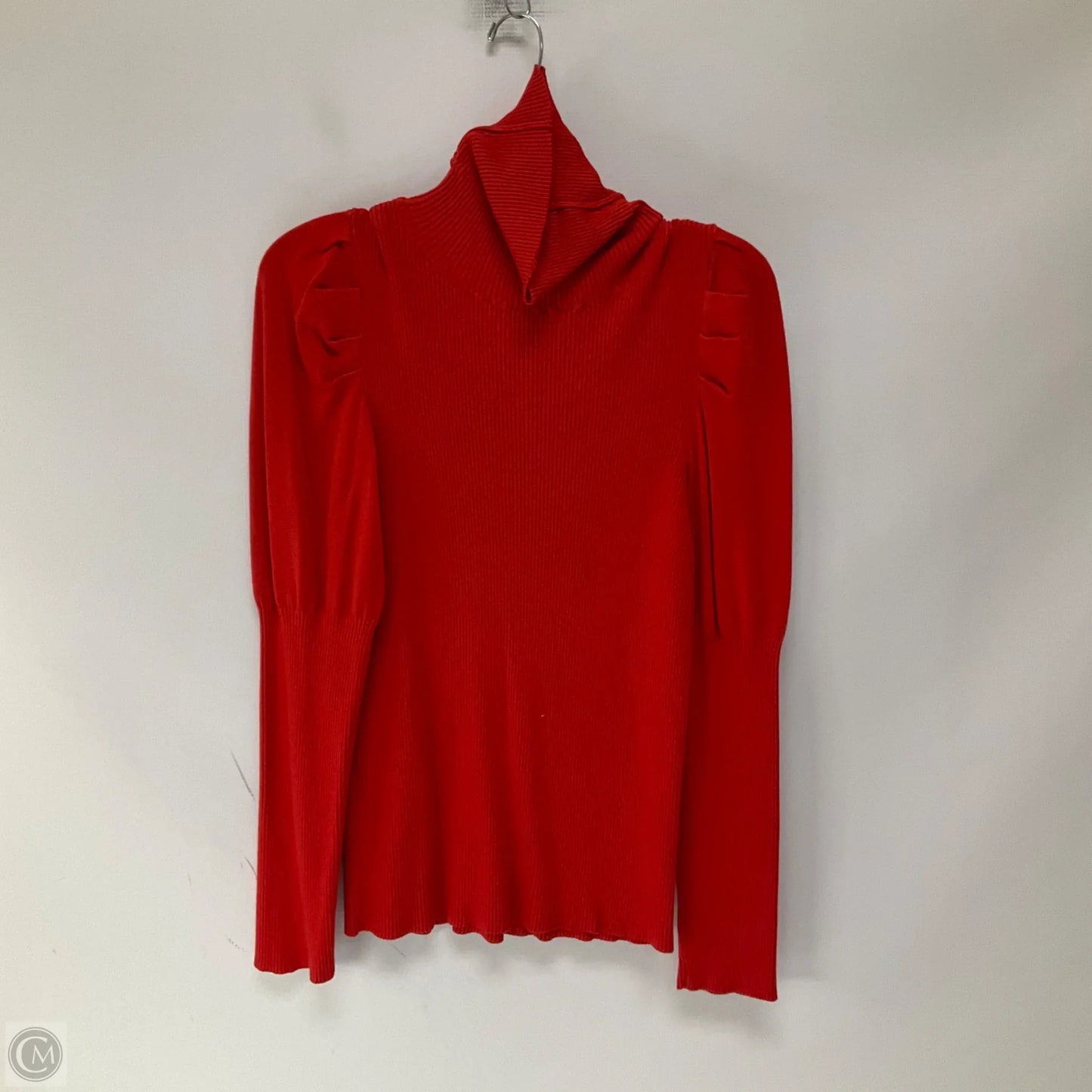 Top Long Sleeve By Anthropologie In Orange, Size: Xl
