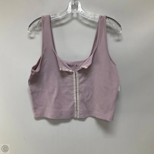 Top Sleeveless Basic By A New Day In Pink, Size: L