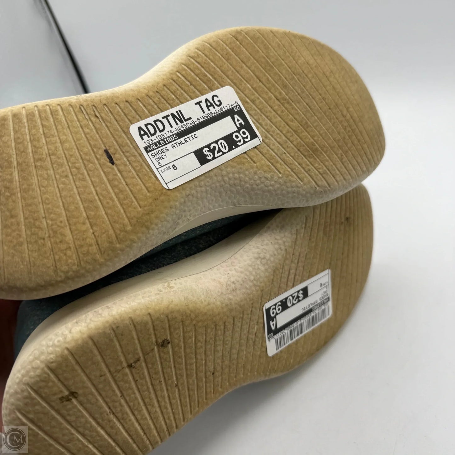 Shoes Athletic By Allbirds In Grey, Size: 6