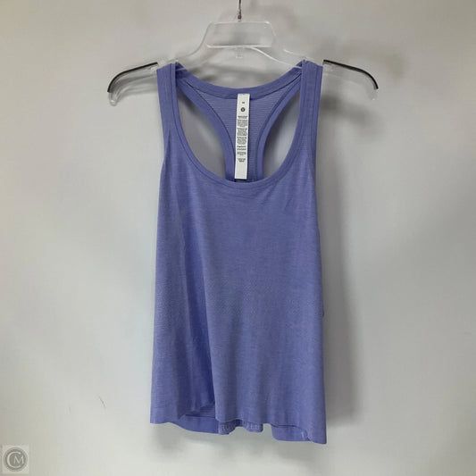 Athletic Tank Top By Lululemon In Purple, Size: 12