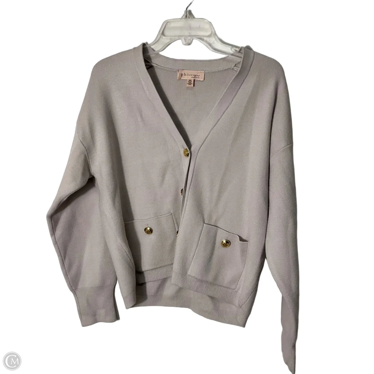 Cardigan By Philosophy In Grey, Size: M