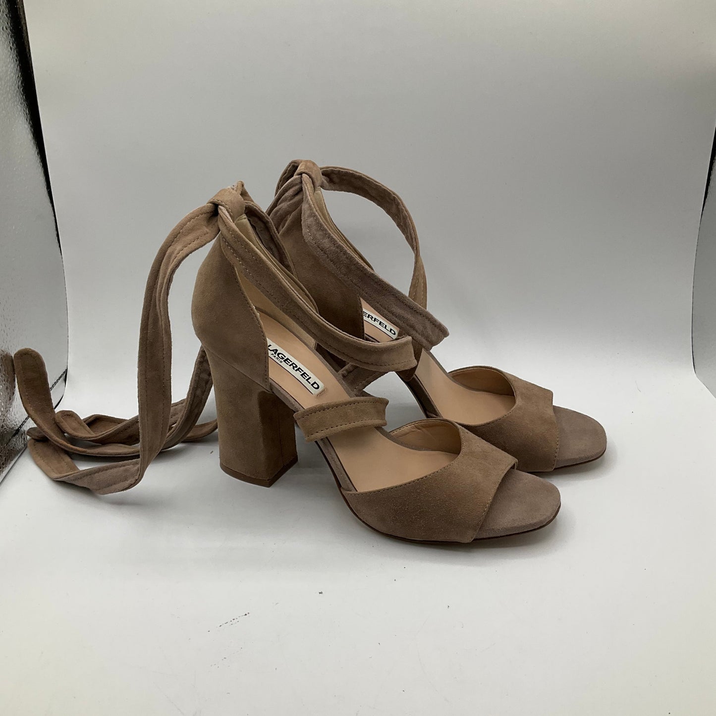 Sandals Heels Block By Karl Lagerfeld  Size: 8
