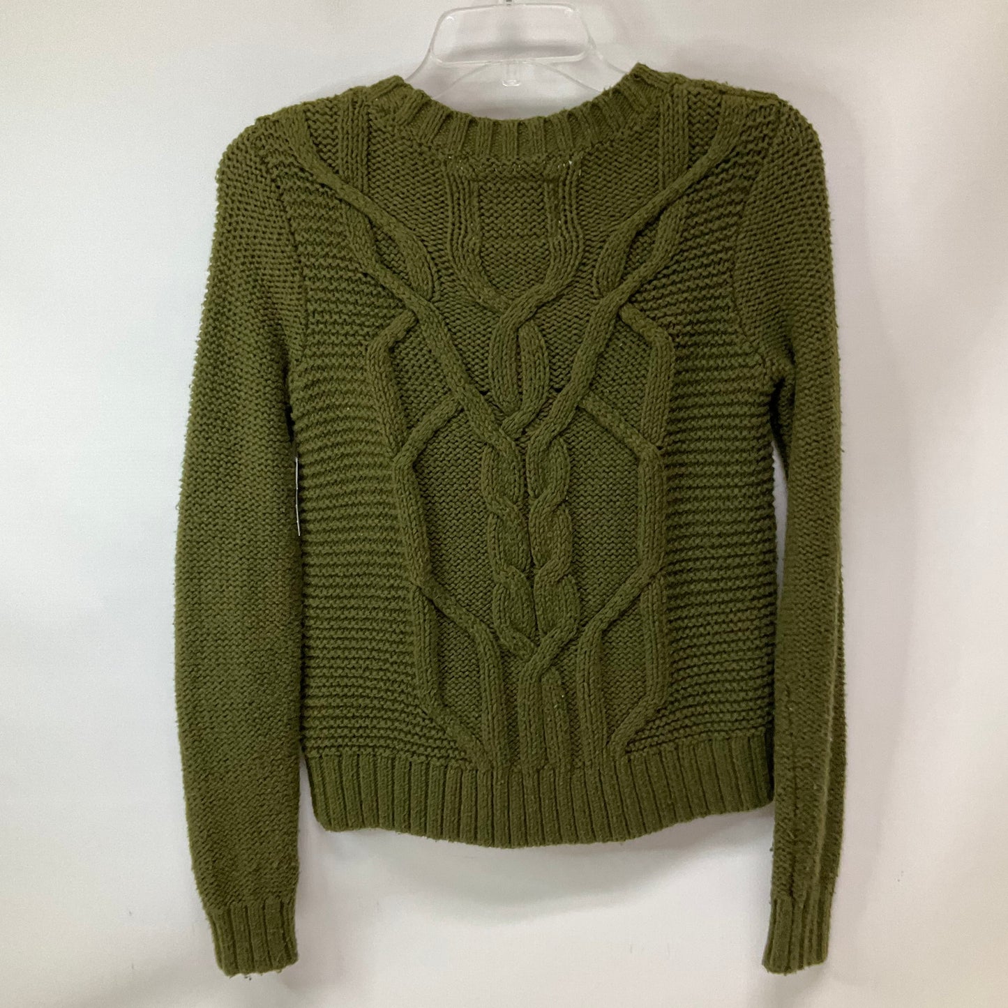 Sweater By Abercrombie And Fitch In Olive, Size: Xs