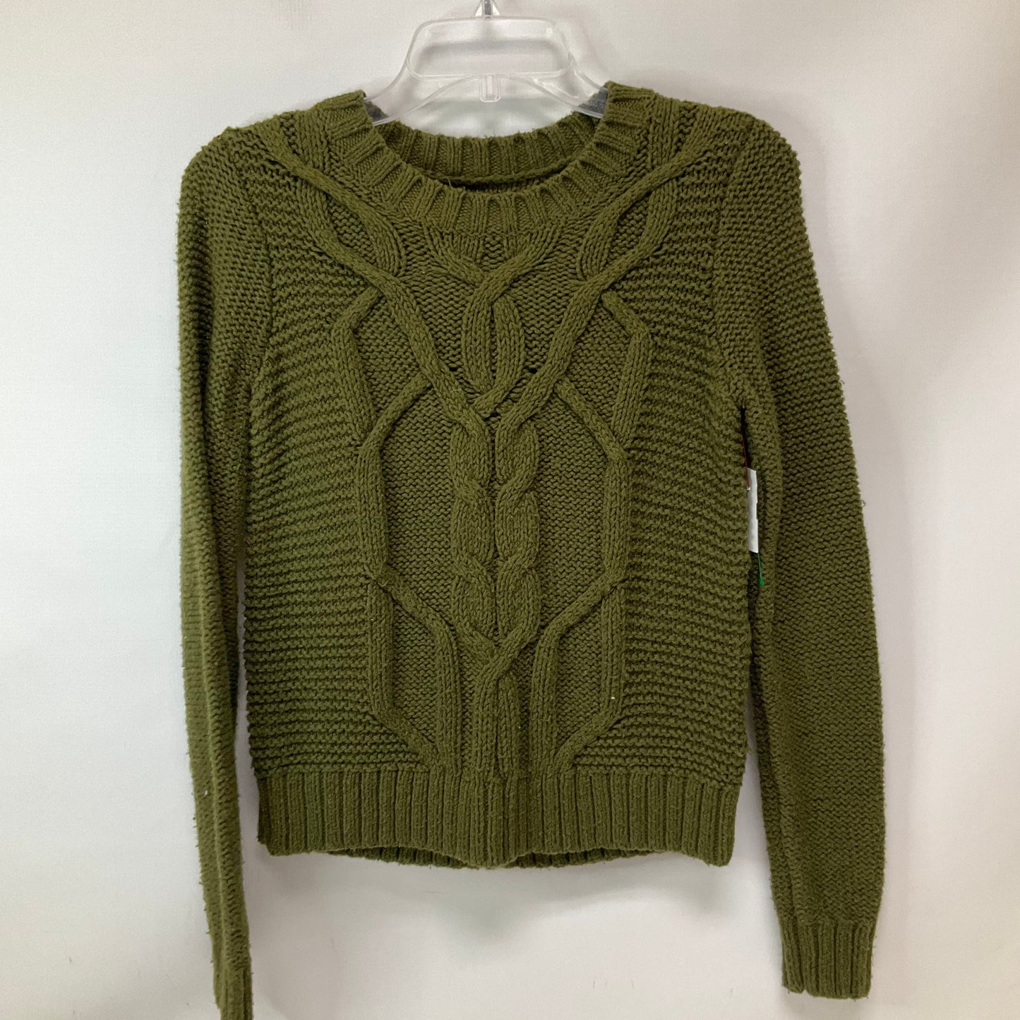 Sweater By Abercrombie And Fitch In Olive, Size: Xs