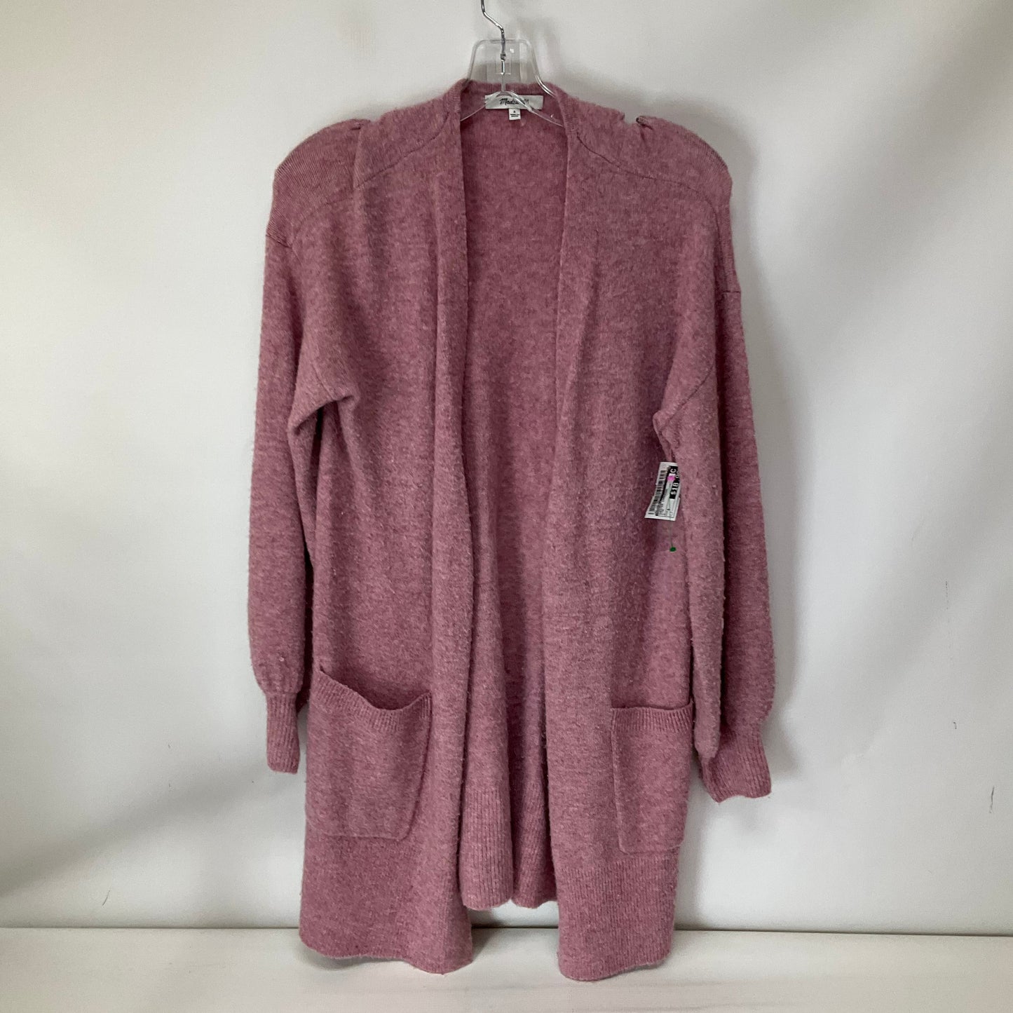 Sweater Cardigan By Madewell In Pink, Size: S