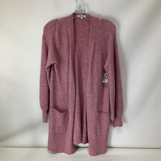 Sweater Cardigan By Madewell In Pink, Size: S