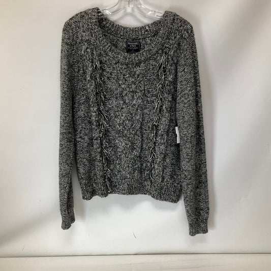 Sweater By Abercrombie And Fitch In Black & White, Size: L