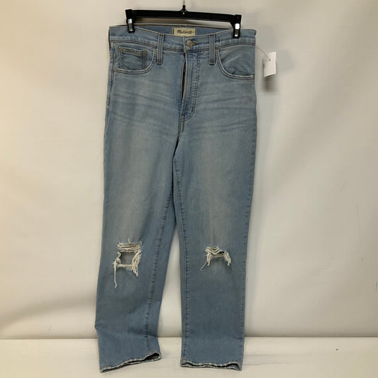 Blue Denim Jeans Straight Madewell, Size 4