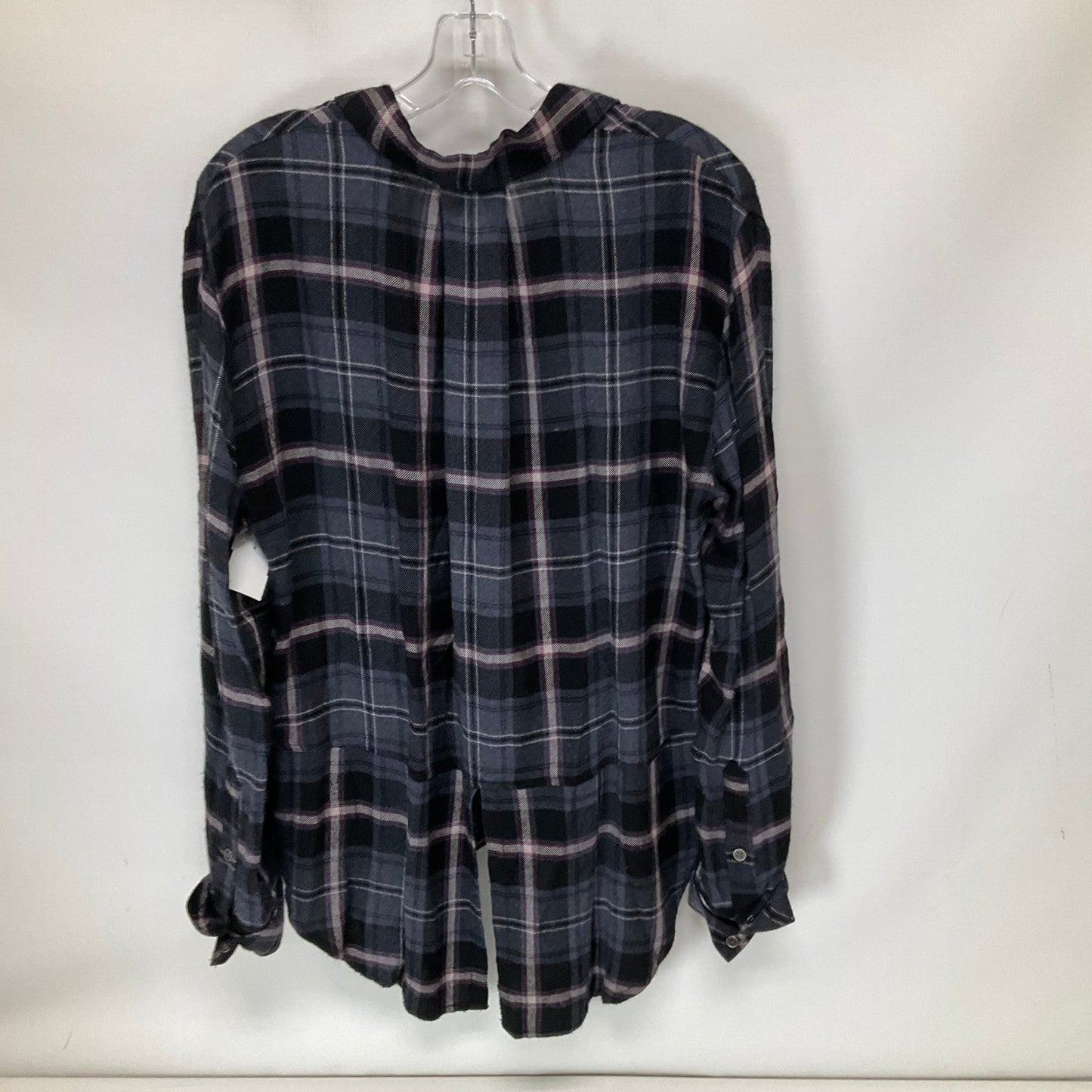 Plaid Pattern Top Long Sleeve Cloth & Stone, Size S