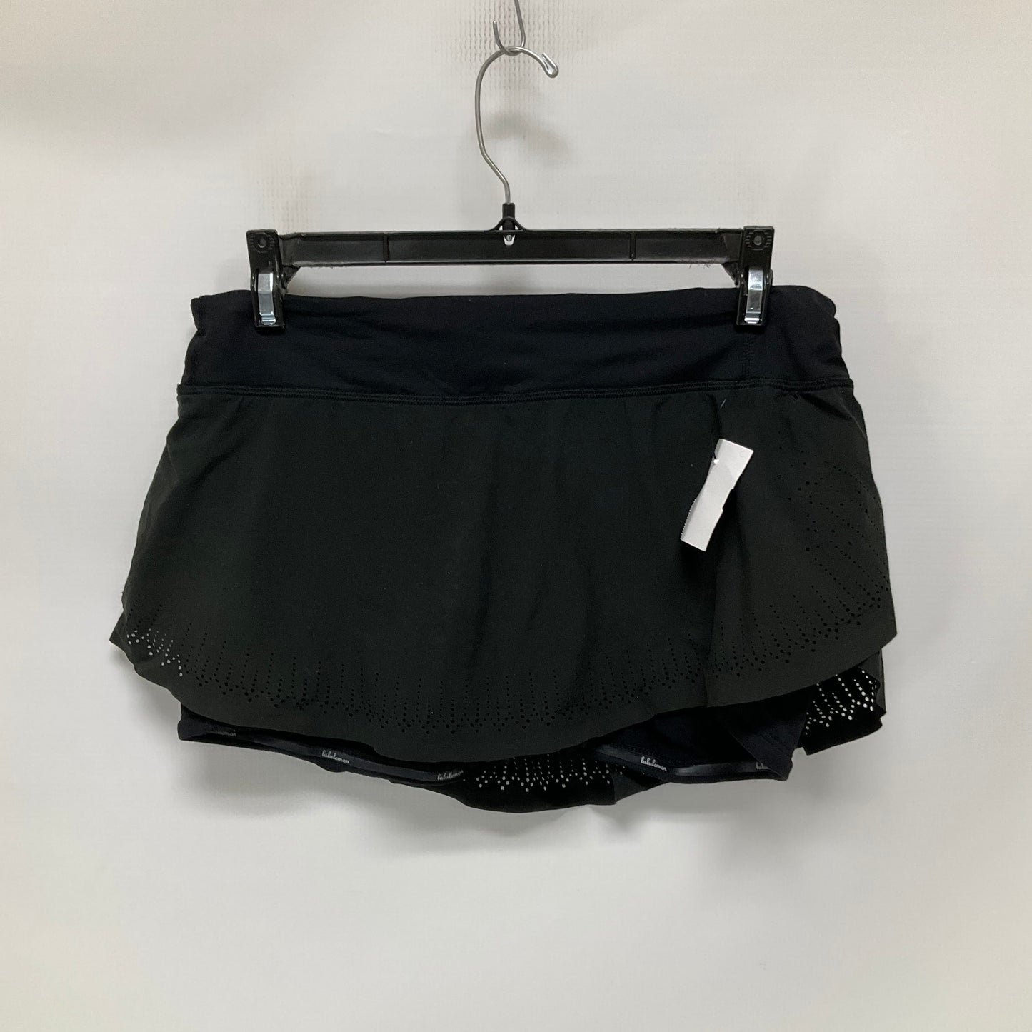 Athletic Skort By Lululemon In Black, Size: 4