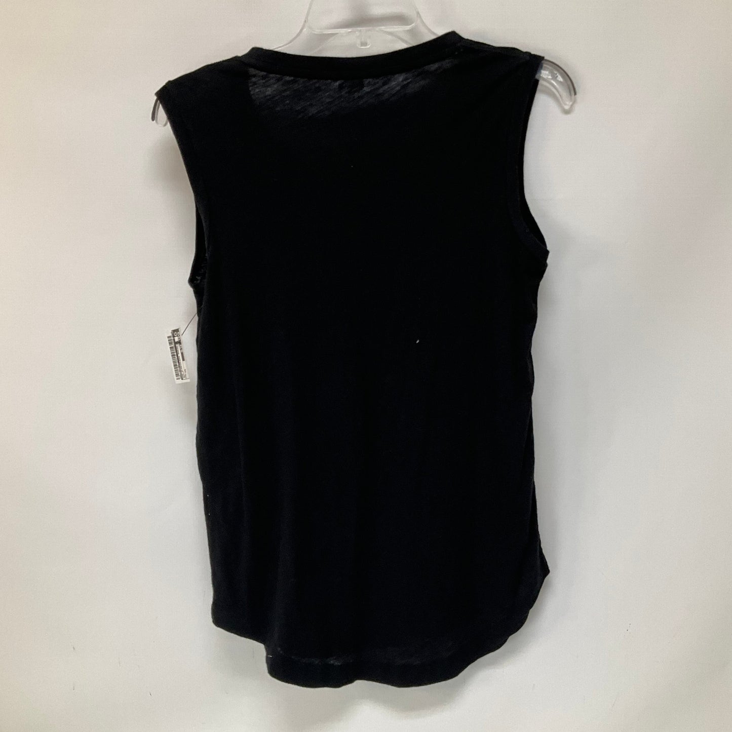 Black Top Sleeveless Basic Madewell, Size Xs