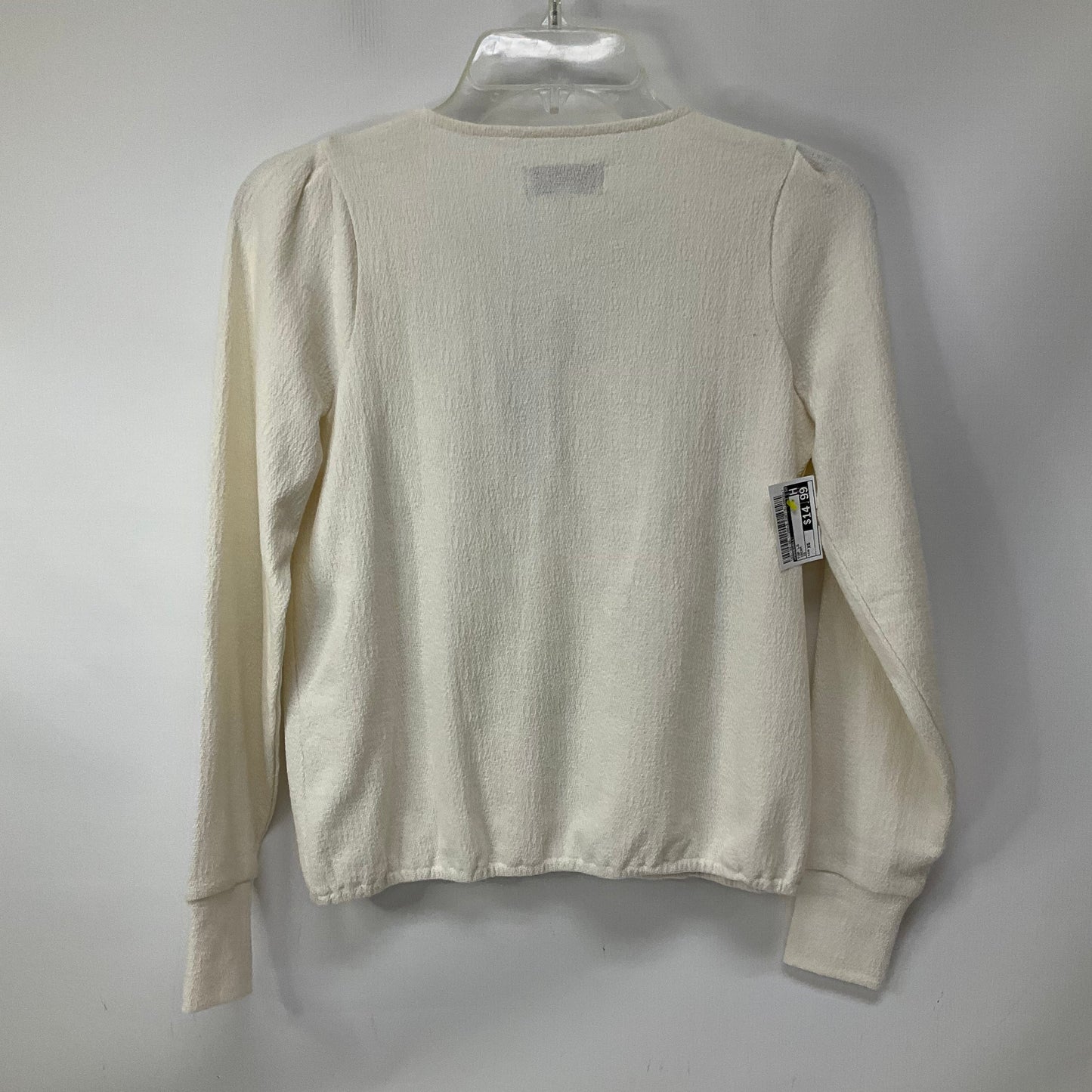 Top Long Sleeve By Madewell In Cream, Size: Xs