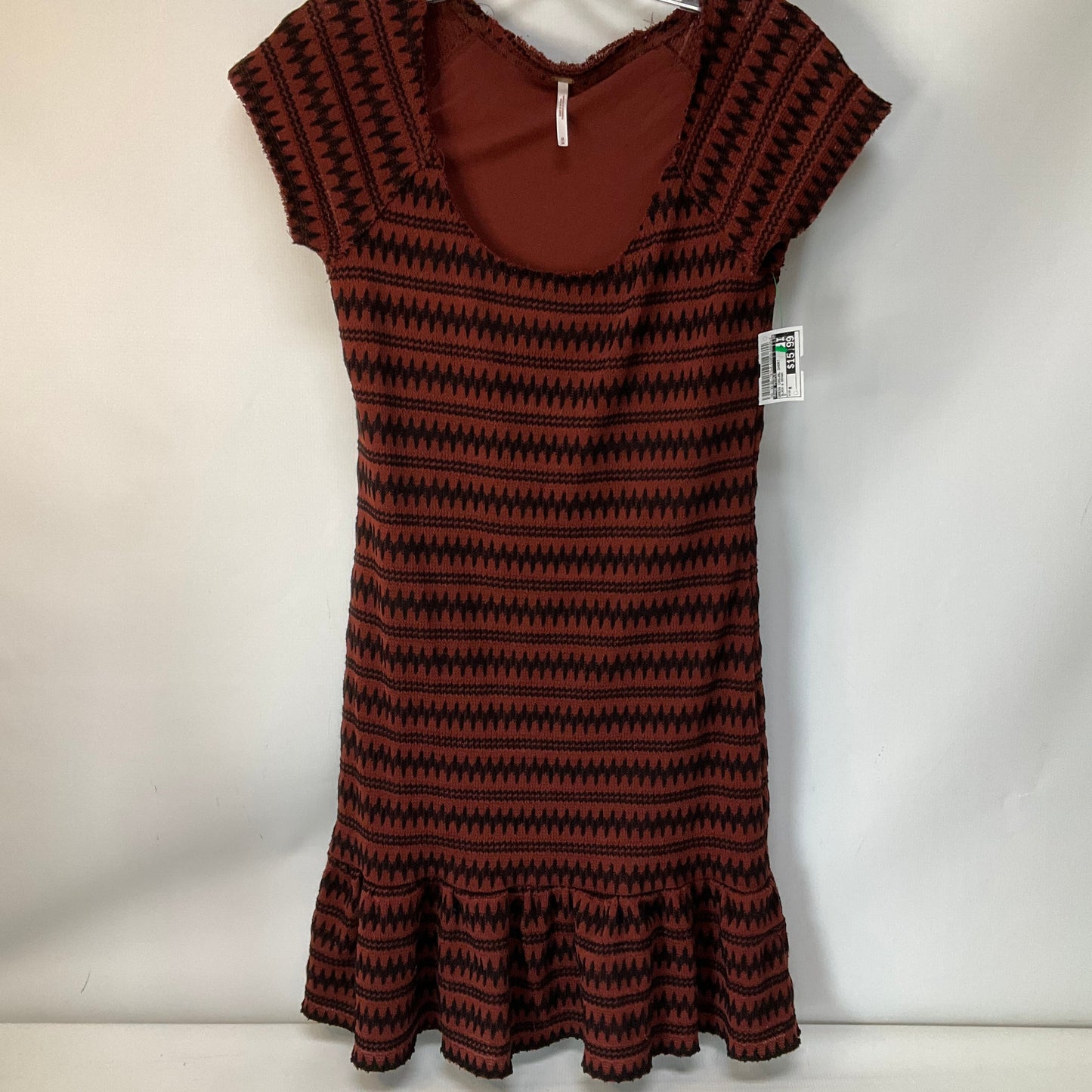 Dress Casual Short By Free People In Black & Brown, Size: M