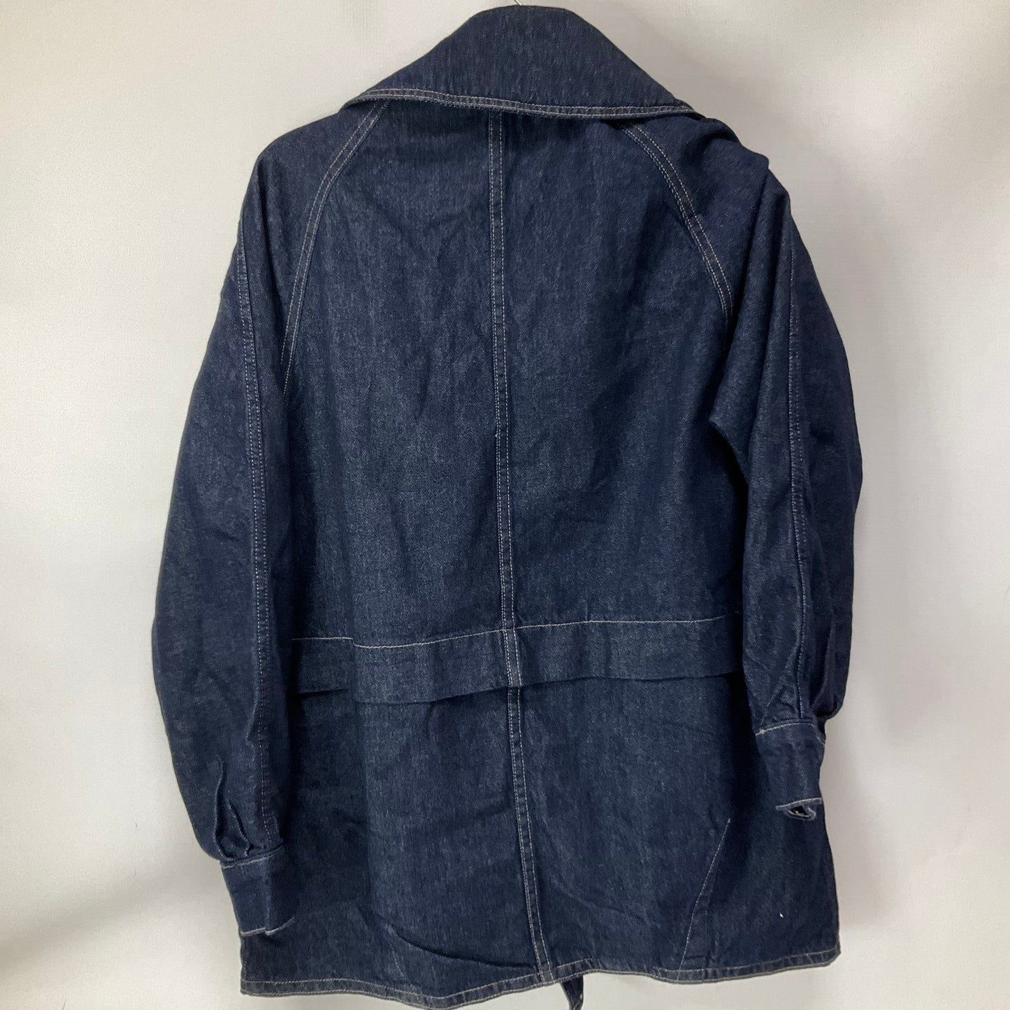 Jacket Denim By Free People In Blue Denim, Size: L