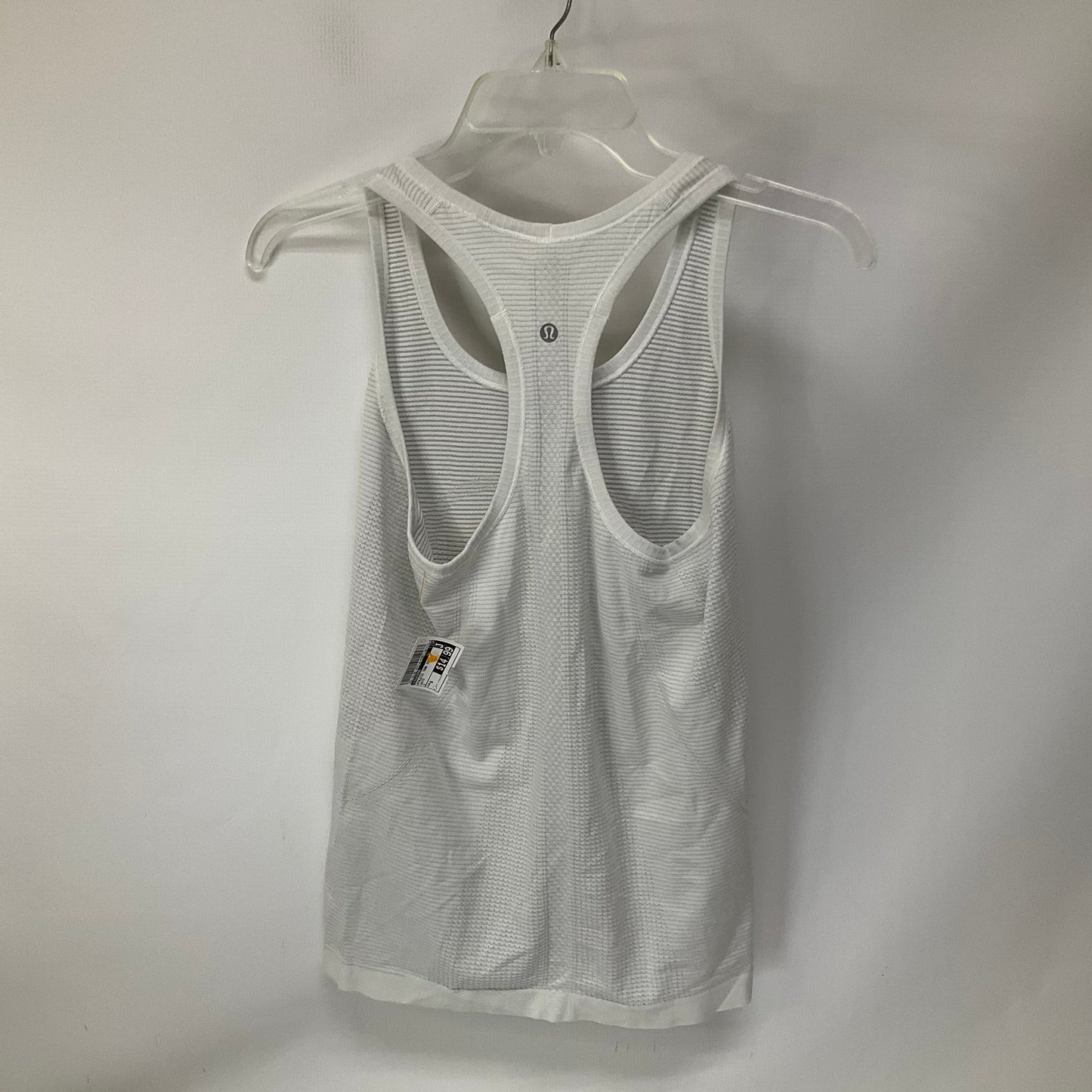 Athletic Tank Top By Lululemon In White, Size: 6