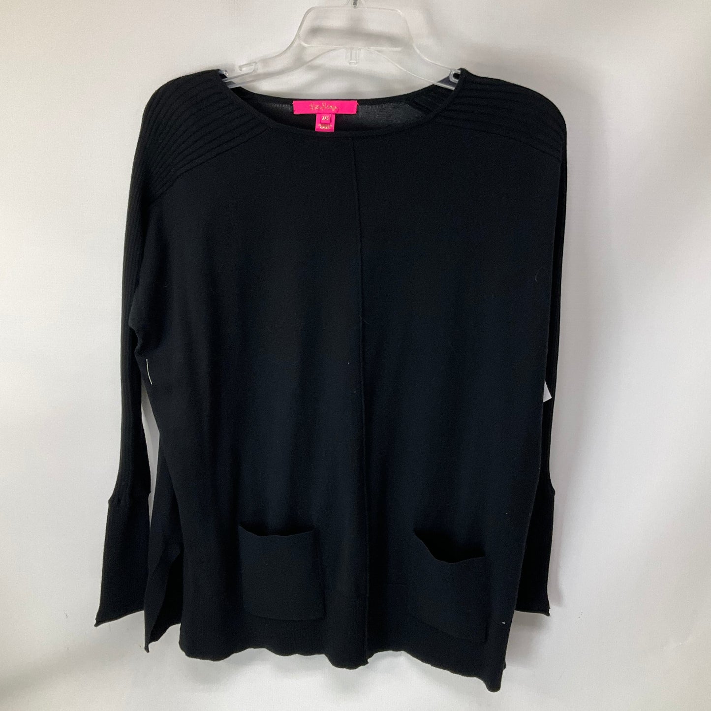 Top Long Sleeve By Lilly Pulitzer In Black, Size: Xxs