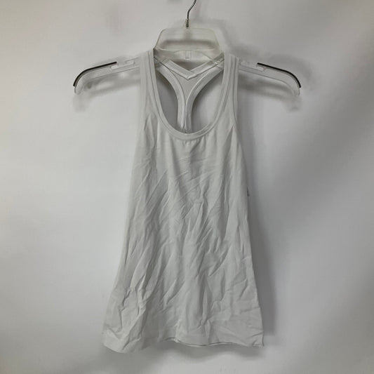 Athletic Tank Top By Lululemon In White, Size: Xs