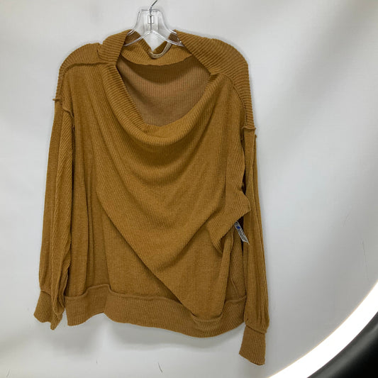 Top Long Sleeve By We The Free In Brown, Size: Xs