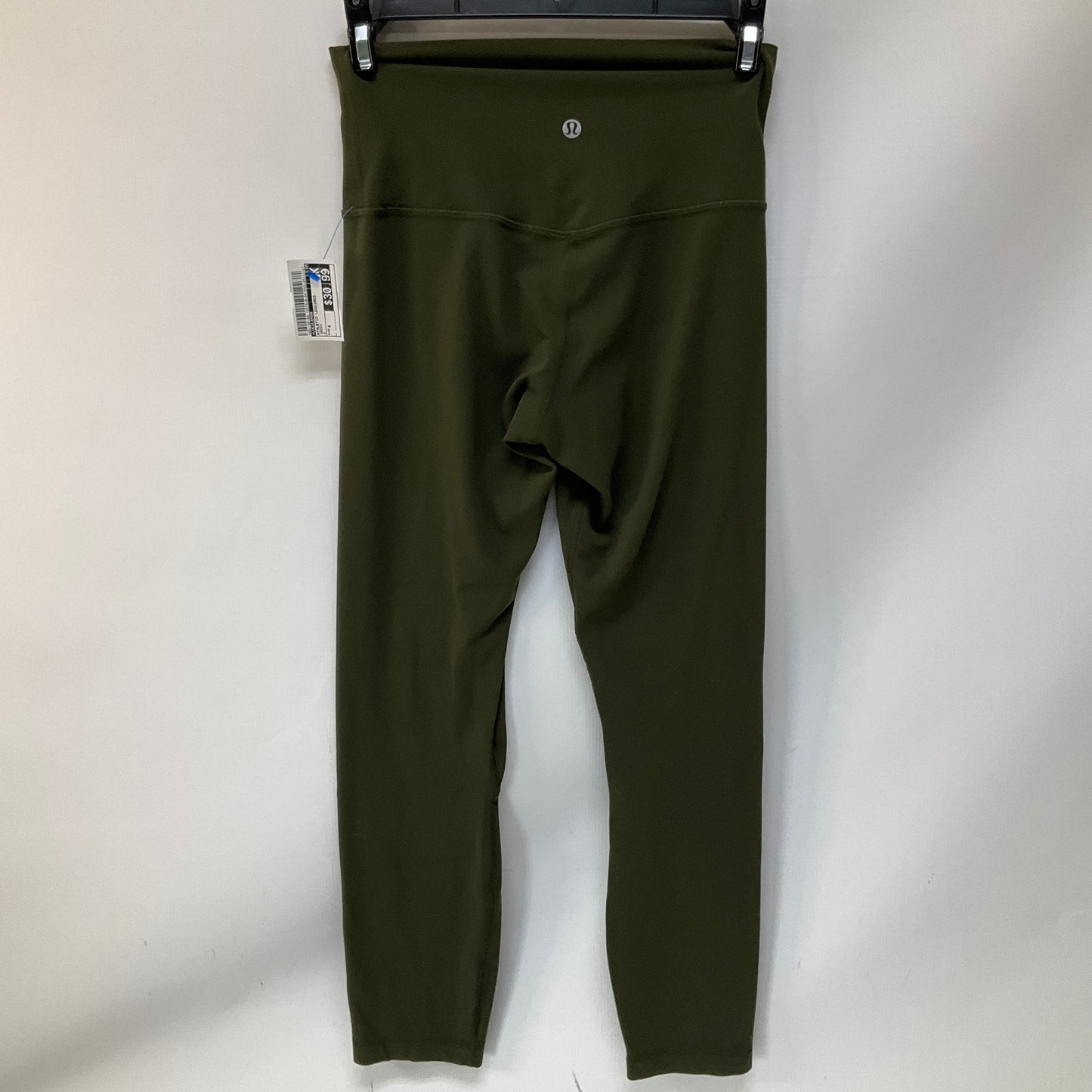 Athletic Leggings By Lululemon In Green, Size: 4