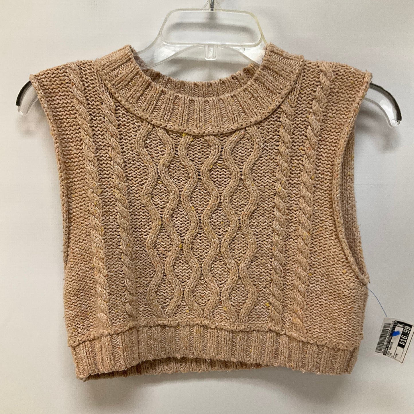 Vest Sweater By Urban Outfitters In Tan, Size: M