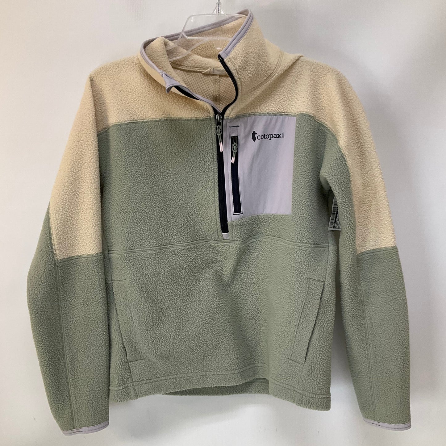 Athletic Fleece By Cmb In Cream & Green, Size: Xs