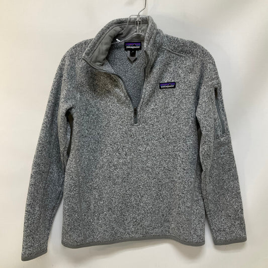 Sweatshirt Collar By Patagonia In Grey, Size: M